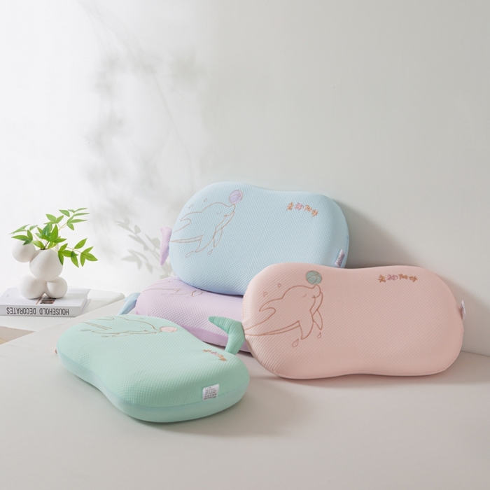 91家纺网 家纺一手货源 找家纺 芯链 2025新款亲肤柔软卡通枕头枕芯 小海豚-组合图