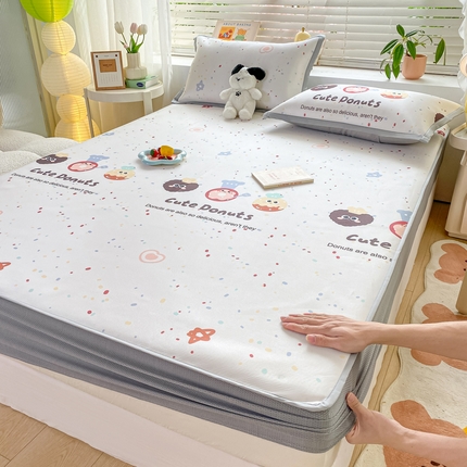 91家纺网 家纺一手货源 找家纺 （总）源舍家纺 2025新款数码印花冰丝席-床笠款