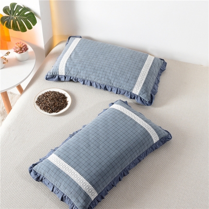 91家纺网 家纺一手货源 找家纺 （总）织布人 2025新款纯棉水洗棉荞麦枕头枕芯枕套