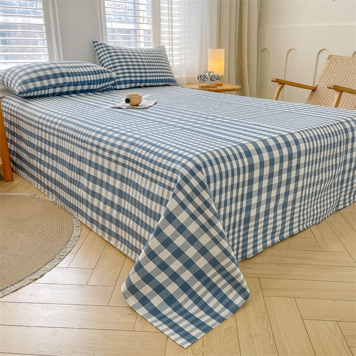 91家纺网 家纺一手货源 找家纺 （总）美梦里 2025新款无印老粗布床单凉席席子