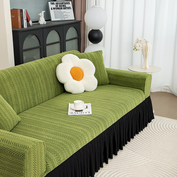 91家纺网 家纺一手货源 找家纺 （总）沐沐2026新款沐熙黑纱沙发套