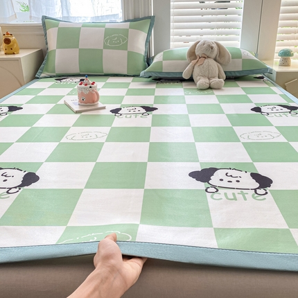 91家纺网 家纺一手货源 找家纺 （总）源舍家纺 2025新款数码印花冰丝席-床席款