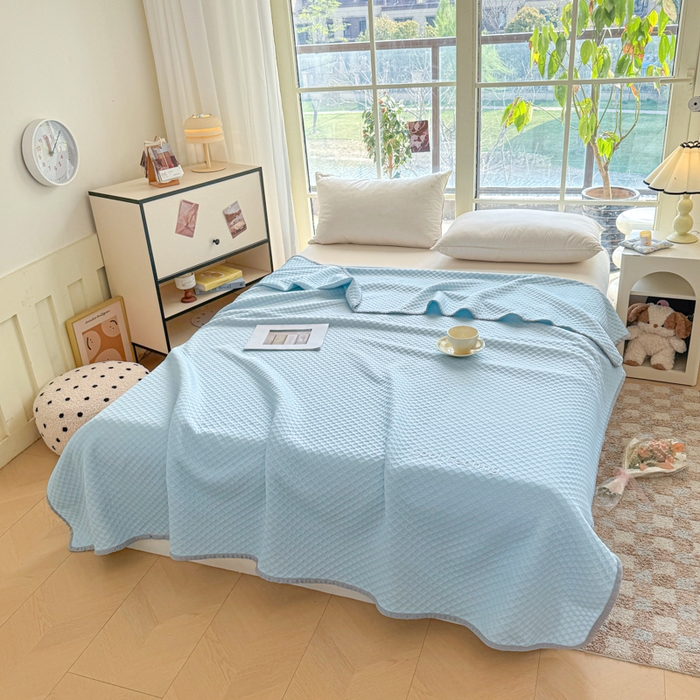 91家纺网 家纺一手货源 找家纺 （总）阿牛席业 2025春夏新款双面云母夏被夏凉被空调被