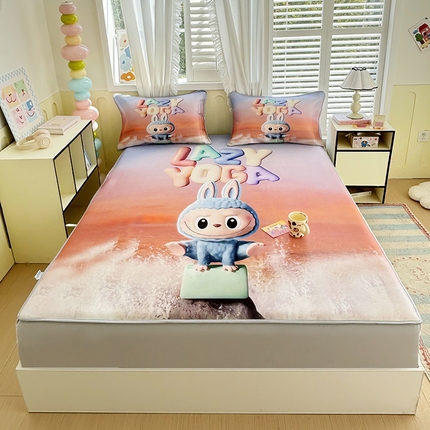 91家纺网 家纺一手货源 找家纺 （总）色鬼布艺2025春夏5A抗菌冰丝席(床笠款）