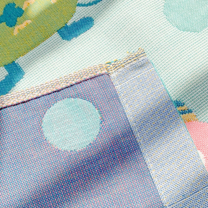 91家纺网 家纺一手货源 找家纺 美宜家 2025新款40*60儿童纯棉A类纱布枕巾乳胶专用高档枕巾 波点兽 一只