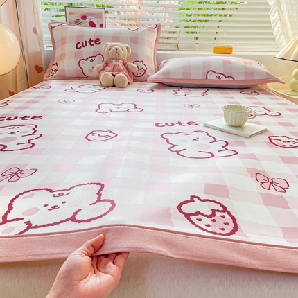 91家纺网 家纺一手货源 找家纺 （总）源舍家纺 2025新款数码印花冰丝席-床席款