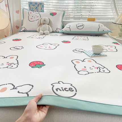 91家纺网 家纺一手货源 找家纺 （总）源舍家纺 2025新款数码印花冰丝席-床席款