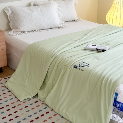 91家纺网 家纺一手货源 找家纺 （总）亿莱鑫 2025新款安可莱7A抗菌夏凉被夏凉被 空调被 被子夏被