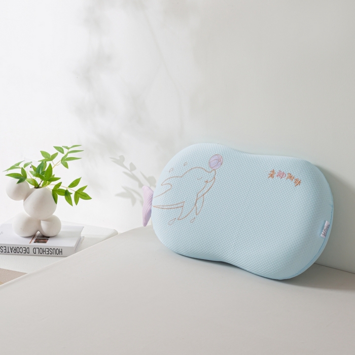 91家纺网 家纺一手货源 找家纺 芯链 2025新款亲肤柔软卡通枕头枕芯 小海豚-蓝