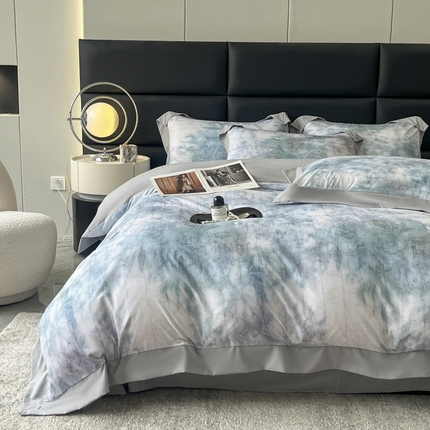 91家纺网 家纺一手货源 找家纺 （总）KA家纺 2025新款轻奢大拼角亲肤棉云朵棉四件套