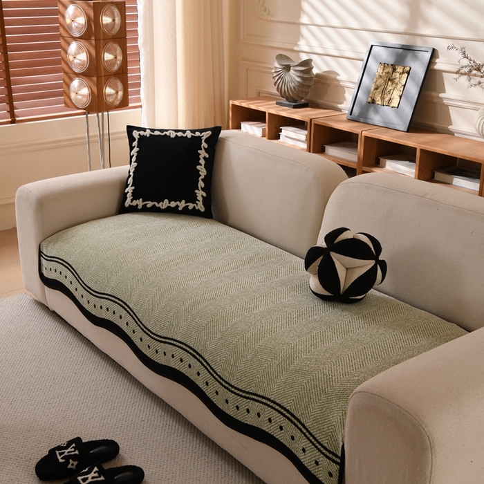 91家纺网 家纺一手货源 找家纺 （总）沐沐2026新款异形波点沙发垫