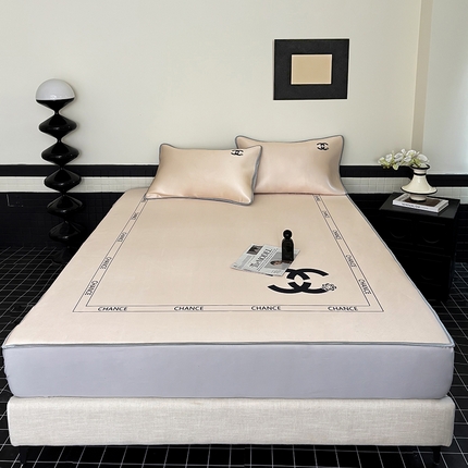 91家纺网 家纺一手货源 找家纺 （总）色鬼布艺2025春夏5A抗菌冰丝席(床笠款）