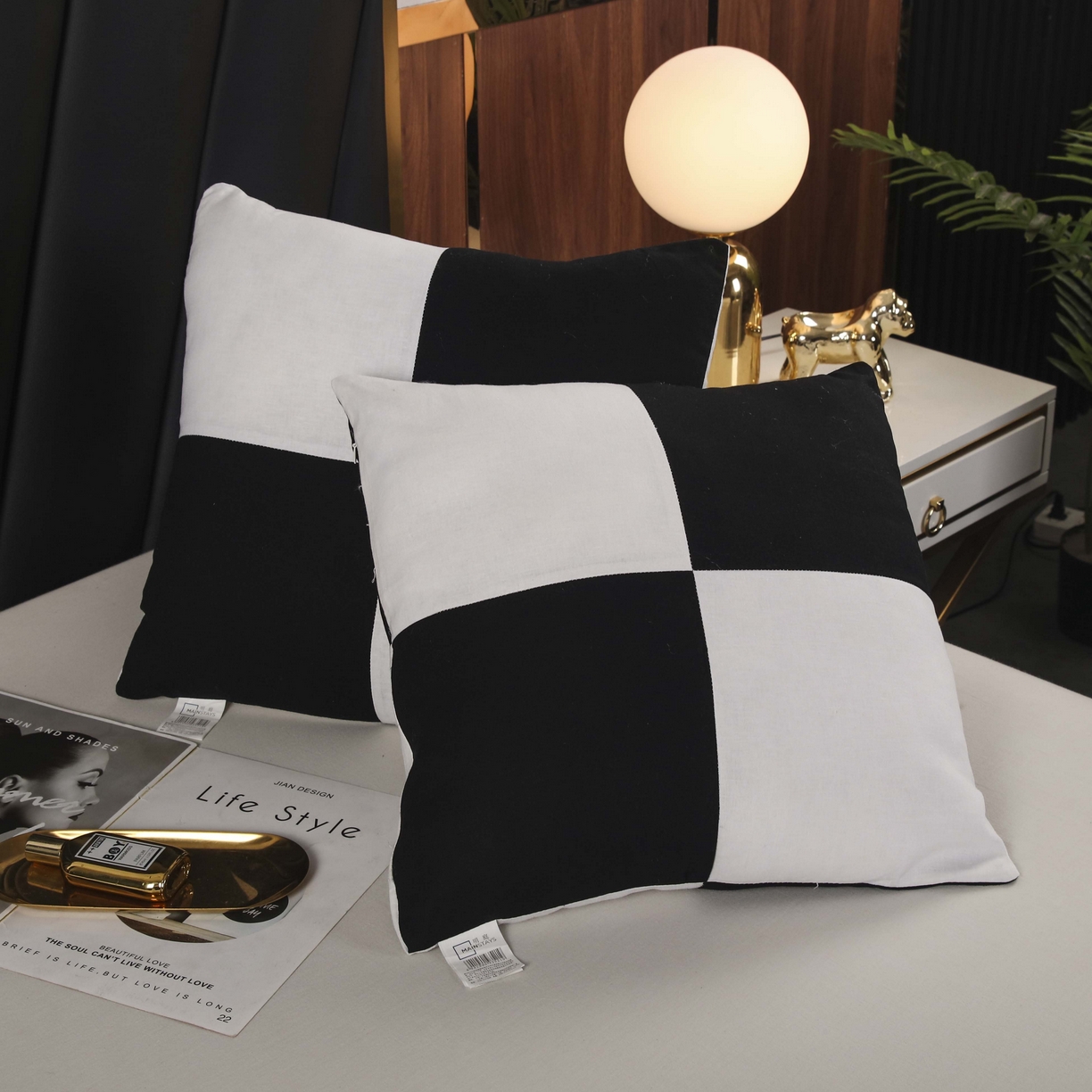 91家纺网 家纺一手货源 找家纺 （总）煌朝家纺 2025新款刺绣抱枕赠品抱枕直播赠品小礼品小抱枕跑量小赠品