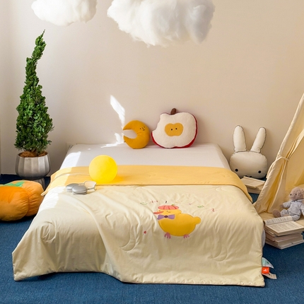 91家纺网 家纺一手货源 找家纺 （总）2025新款快乐多巴胺纯棉夏被