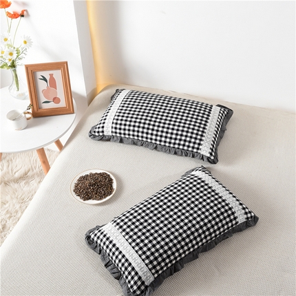 91家纺网 家纺一手货源 找家纺 （总）织布人 2025新款纯棉水洗棉荞麦枕头枕芯枕套