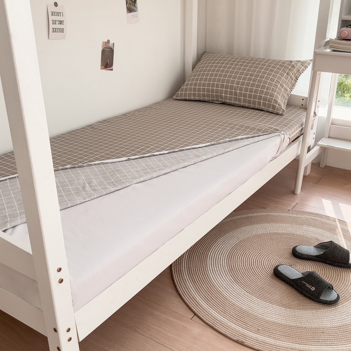 91家纺网 家纺一手货源 找家纺 宅部落 2025新款全棉学生宿舍褥子套纯棉床垫套单床笠 温情北欧