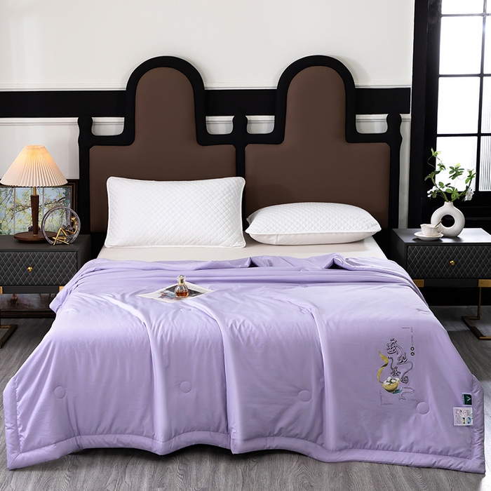 91家纺网 家纺一手货源 找家纺 （总）一博2025新款蚕丝夏凉被