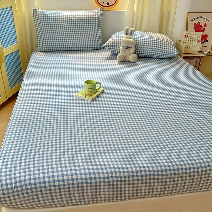 91家纺网 家纺一手货源 找家纺 （总）十一家居 2025新款亲肤裸睡云朵棉水洗棉床笠-洛可系列