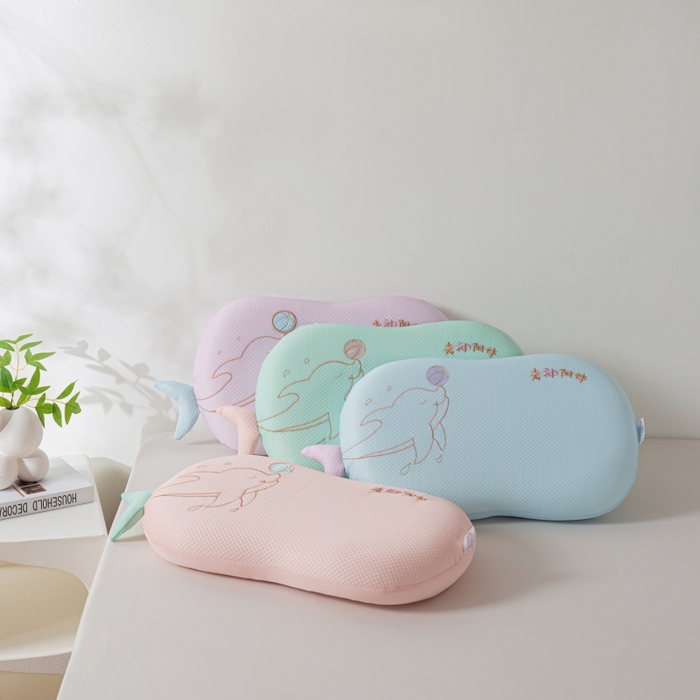 91家纺网 家纺一手货源 找家纺 芯链 2025新款亲肤柔软卡通枕头枕芯 小海豚-组合图