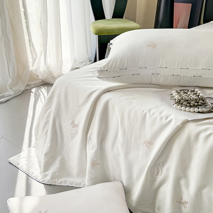 91家纺网 家纺一手货源 找家纺 （总）茧羽世家 2025新款超柔蚕花夏被系列