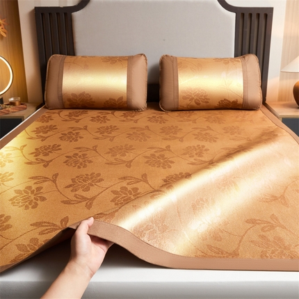 91家纺网 家纺一手货源 找家纺 （总）航途席业 2025新款包边抗菌冰藤席冰藤凉席