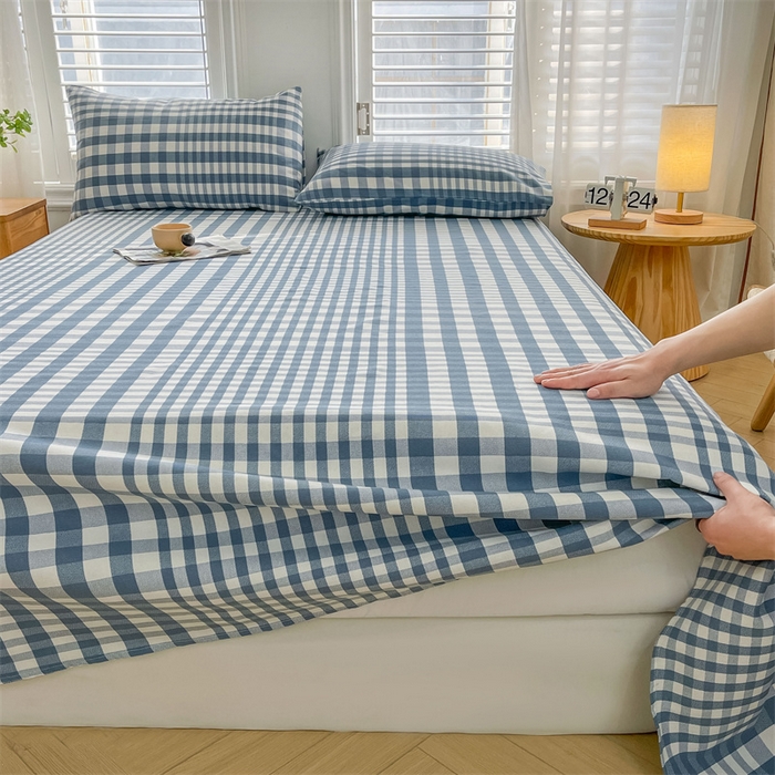 91家纺网 家纺一手货源 找家纺 （总）美梦里 2025新款无印老粗布床单凉席席子