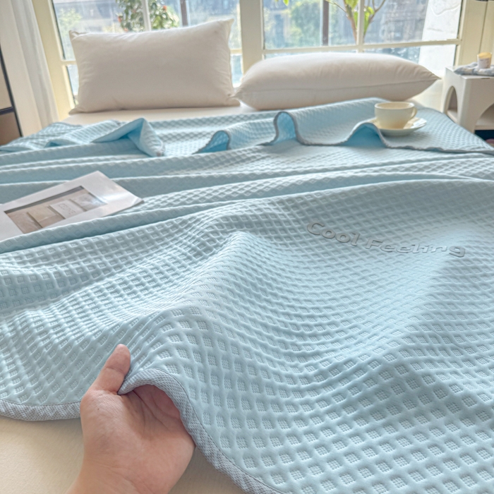 91家纺网 家纺一手货源 找家纺 （总）阿牛席业 2025春夏新款双面云母夏被夏凉被空调被