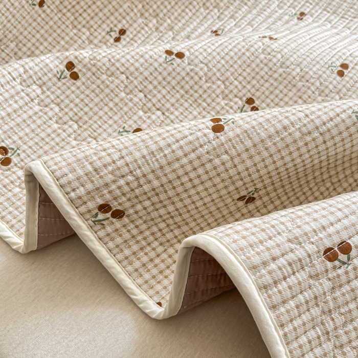 91家纺网 家纺一手货源 找家纺 菲梵家纺2024新款全棉印花夹棉床盖三件套提供买家秀樱资