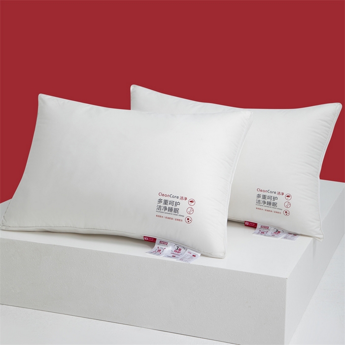 91家纺网 家纺一手货源 找家纺 爱来伊2025新款A类全棉三防枕头酒店枕纯棉酒店三防枕芯枕头  三防-高枕