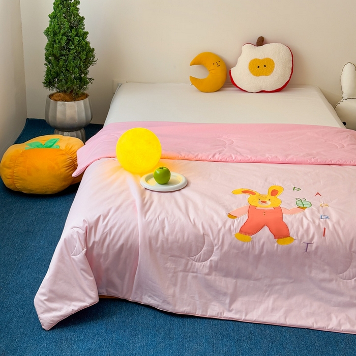 91家纺网 家纺一手货源 找家纺 （总）2025新款快乐多巴胺纯棉夏被