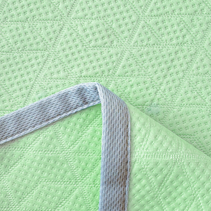 91家纺网 家纺一手货源 找家纺 阿牛席业 2025春夏新款双面云母夏被夏凉被空调被 太空-琉璃绿