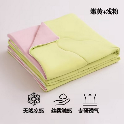 91家纺网 家纺一手货源 找家纺 （总）恒科家纺 2025新款雪纱冰丝凉感被 李官奇大豆凉感清凉透气夏被子被芯(提供买家秀)