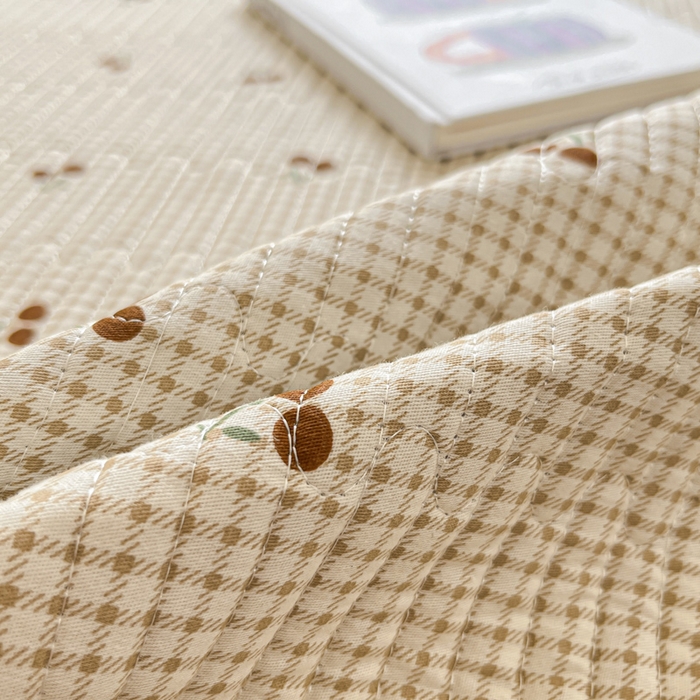 91家纺网 家纺一手货源 找家纺 菲梵家纺2024新款全棉印花夹棉床盖三件套提供买家秀樱资