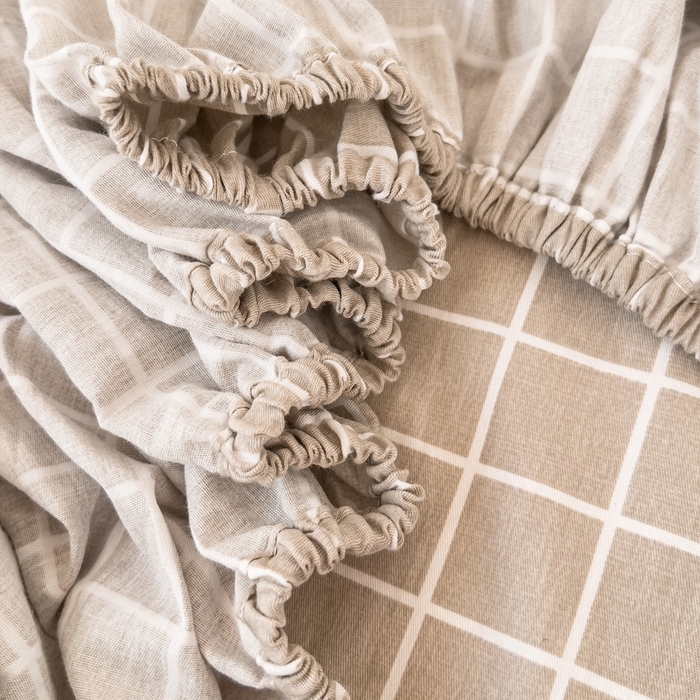 91家纺网 家纺一手货源 找家纺 宅部落 2025新款全棉学生宿舍褥子套纯棉床垫套单床笠 温情北欧