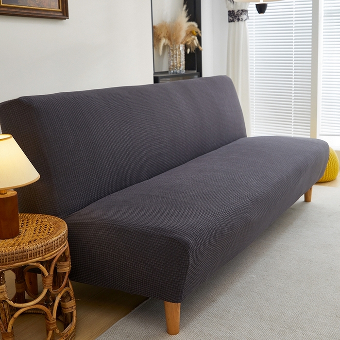 91家纺网 家纺一手货源 找家纺 飞翔家居2025新款玉米绒沙发床套 深灰色