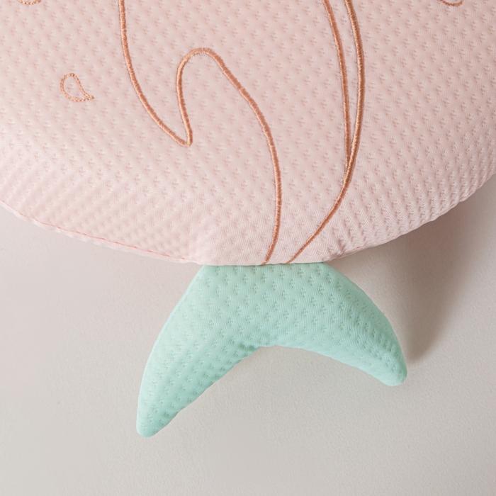 91家纺网 家纺一手货源 找家纺 芯链 2025新款亲肤柔软卡通枕头枕芯 小海豚-粉