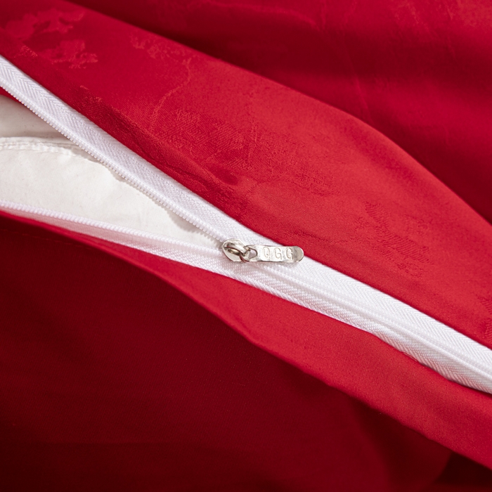 91家纺网 家纺一手货源 找家纺 （总）琪格格纺织 2025新款纯棉婚庆四件套结婚用品提花简约婚庆