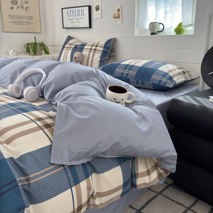 91家纺网 家纺一手货源 找家纺 可可家纺 2025新款印花卡通芦荟棉四件套亲肤床单被套三件套 品味时尚