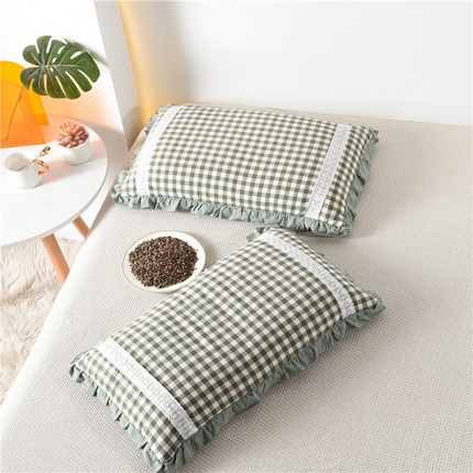 91家纺网 家纺一手货源 找家纺 （总）织布人 2025新款纯棉水洗棉荞麦枕头枕芯枕套