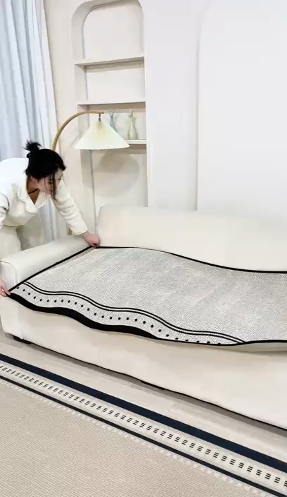 91家纺网 家纺一手货源 找家纺 （总）沐沐2026新款异形波点沙发垫