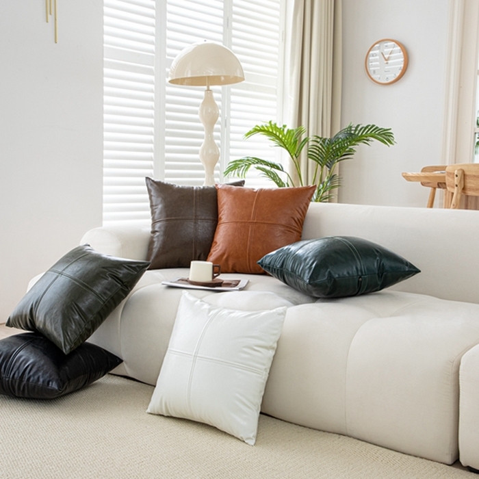 91家纺网 家纺一手货源 找家纺 沐沐2026新款油蜡皮抱枕