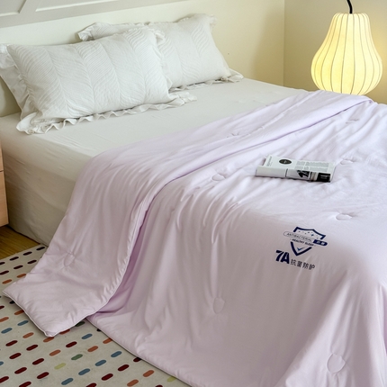 91家纺网 家纺一手货源 找家纺 （总）亿莱鑫 2025新款安可莱7A抗菌夏凉被夏凉被 空调被 被子夏被