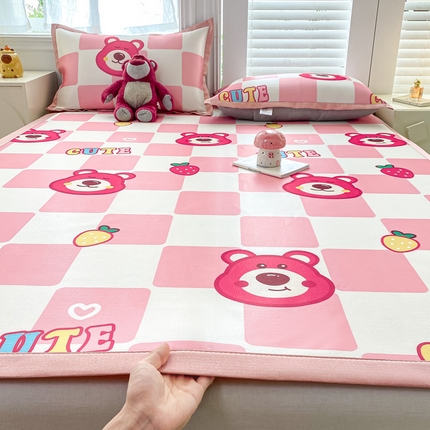 91家纺网 家纺一手货源 找家纺 （总）源舍家纺 2025新款数码印花冰丝席-床席款