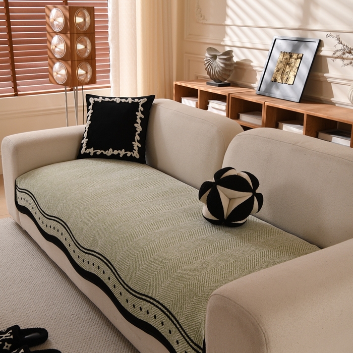 91家纺网 家纺一手货源 找家纺 （总）沐沐2026新款异形波点沙发垫