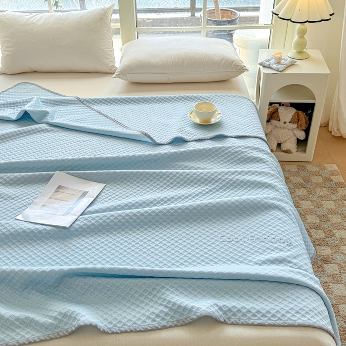 91家纺网 家纺一手货源 找家纺 （总）阿牛席业 2025春夏新款双面云母夏被夏凉被空调被