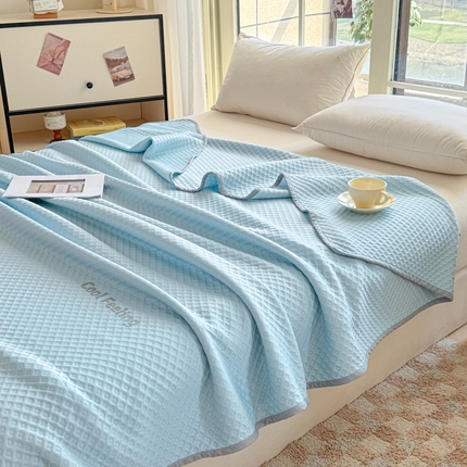 91家纺网 家纺一手货源 找家纺 阿牛席业 2025新款牛皮凉席系列 倩玉佳人-彩绘款