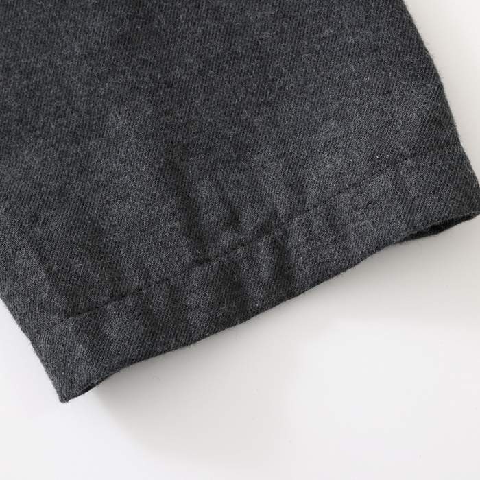 91家纺网 家纺一手货源 找家纺 伊嫚家居 2025新款无印日式双股全棉法兰绒家居服良品睡衣女纯棉直播秋冬款情侣睡衣 纯碳灰女