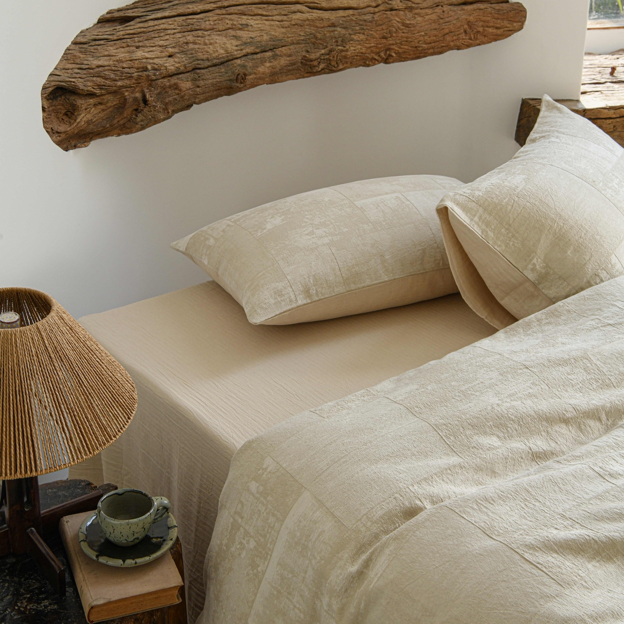 91家纺网 家纺一手货源 找家纺 云上 2025全棉色织大提花床品·侘寂空间   空间-米