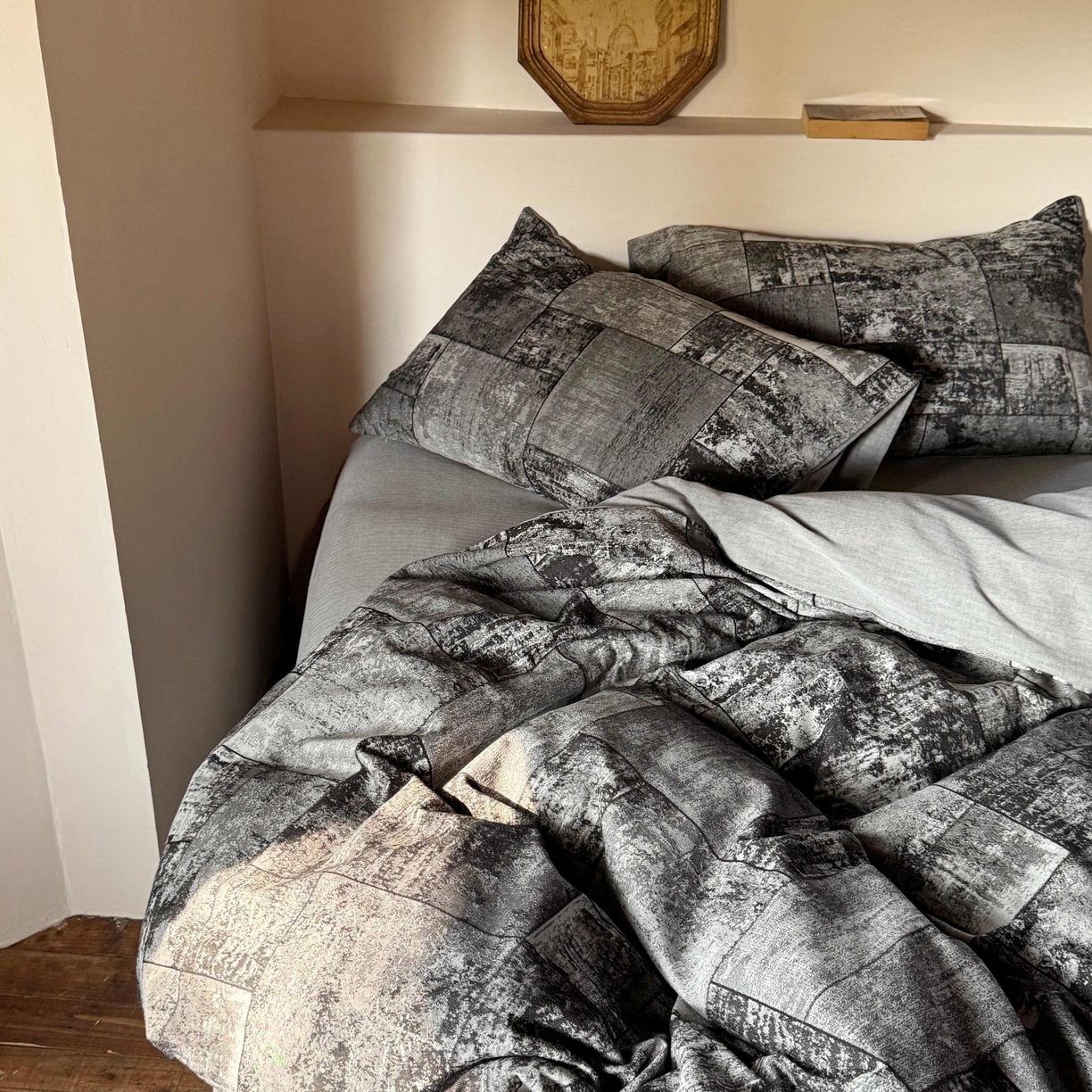 91家纺网 家纺一手货源 找家纺 （总）云上 2025全棉色织大提花床品·侘寂空间  