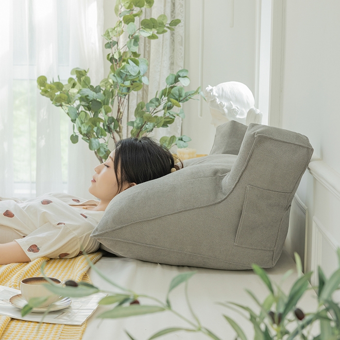 91家纺网 家纺一手货源 找家纺 一兰家纺 2025新款单人床头靠垫护腰靠背靠枕大抱枕抱抱靠 抱抱靠-耀石灰